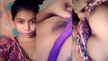 Cute sexy Desi teen selfie MMS video