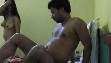 Hotel room's camera recorded hardcore sex of a young couple