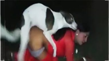 Girl with dog sex in Agra