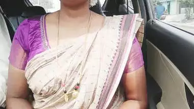 Indian aunty and son in law car long drive for sex. Telugu dirty talks.